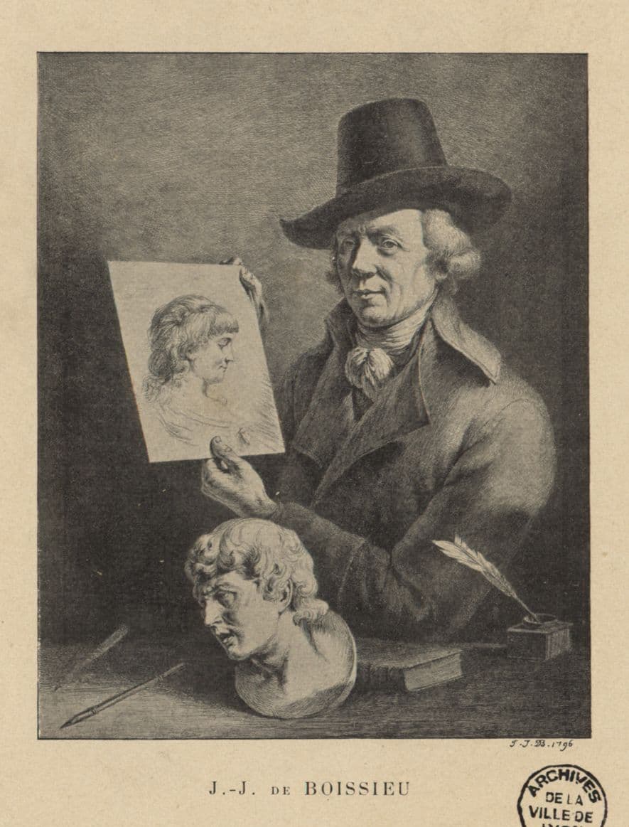 Portrait of Boissieu, Jean Jacques de