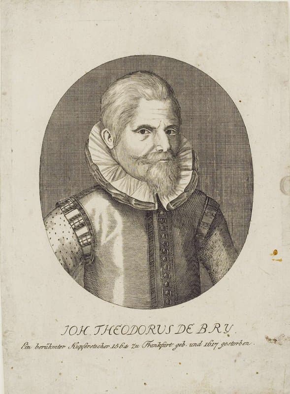 Portrait of Bry, Johann Theodor de