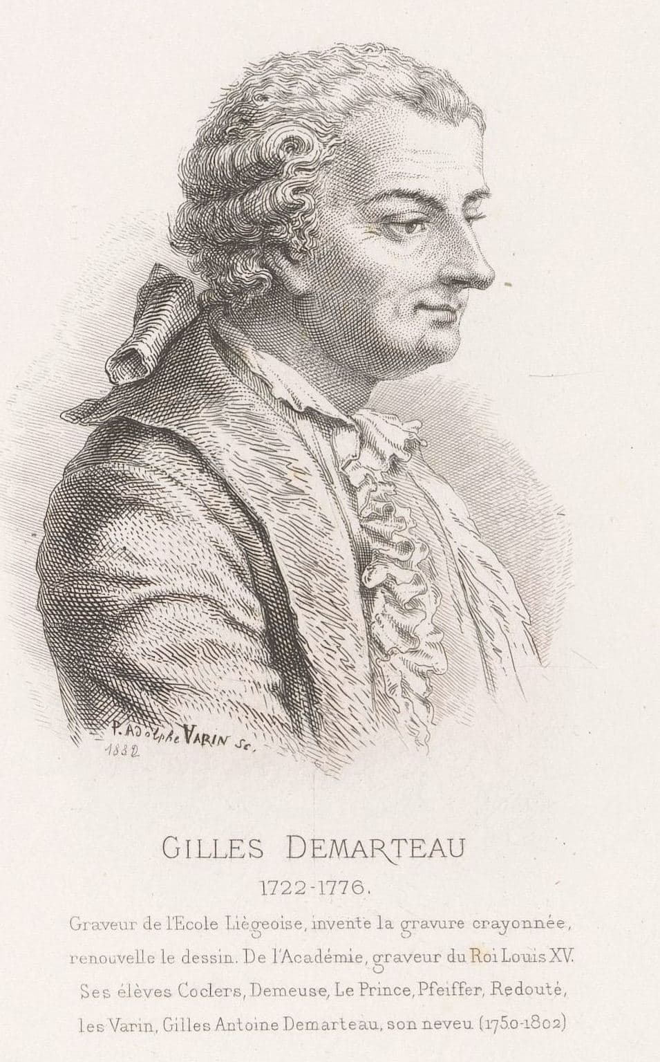 Portrait of Demarteau, Gilles