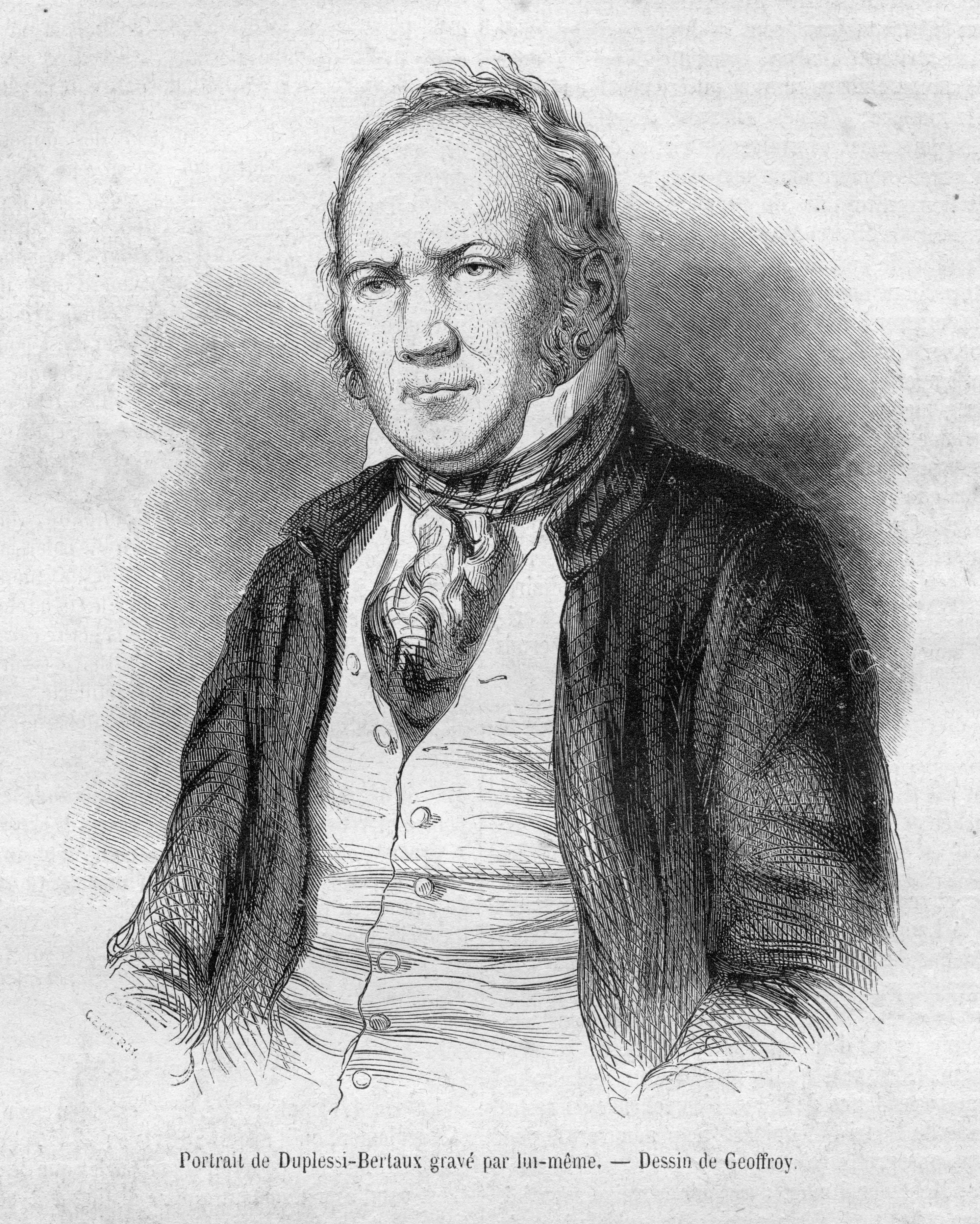 Portrait of Duplessis-Bertaux, Jean