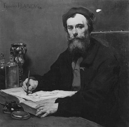 Portrait of Flameng, Léopold