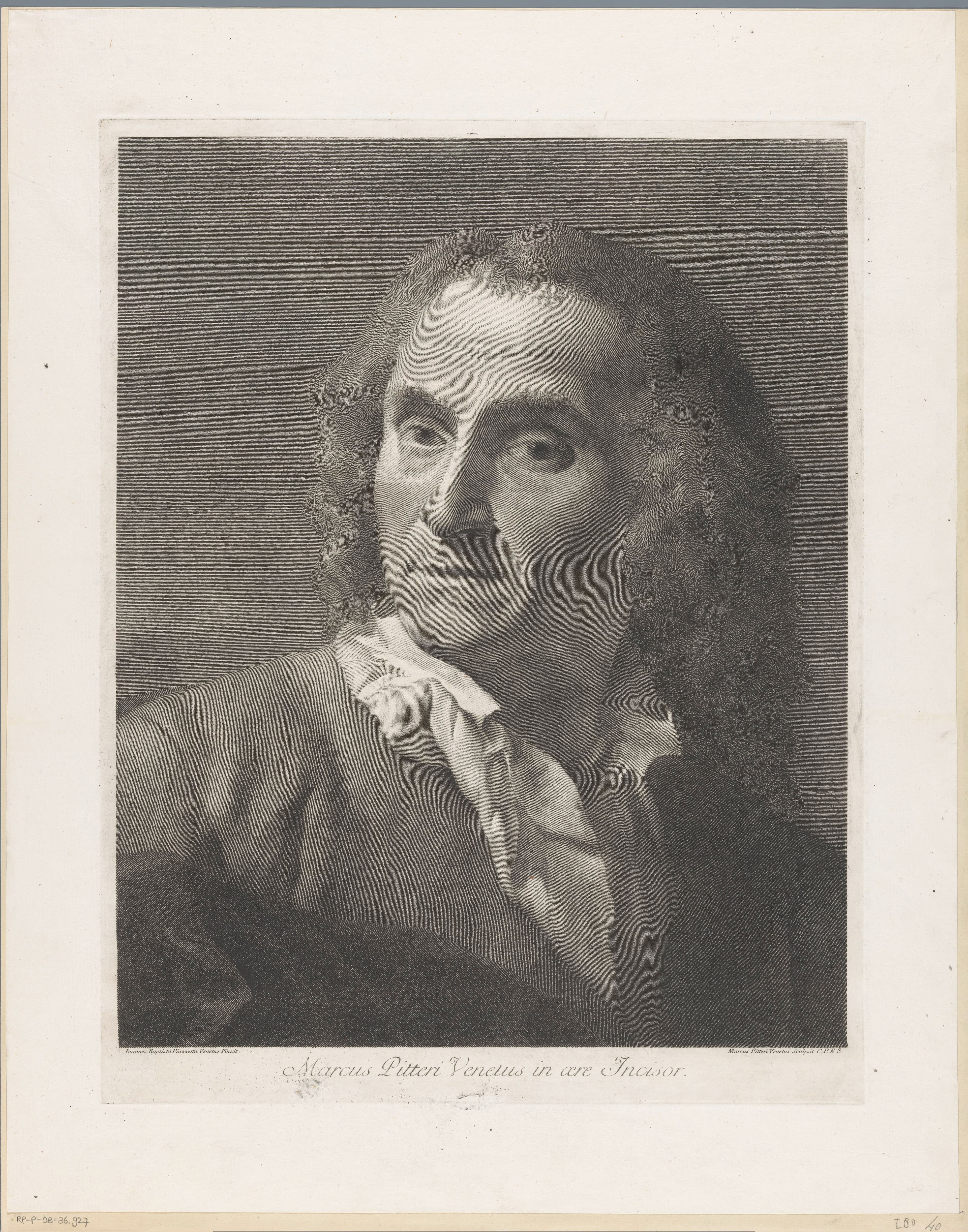 Portrait of Pitteri, Marco Alvise