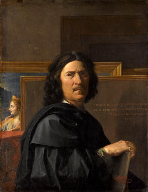 Portrait of Poussin, Nicolas