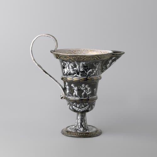 Schenkkan met het verhaal van Diana en Acteaon