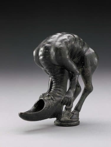 Grotesque Animal, Oil Lamp