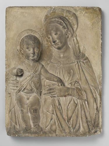 Maria met kind, kniestuk
