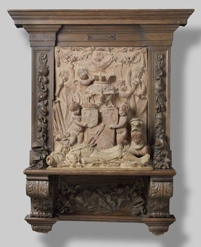 Model for the Tomb Monument of Lieutenant-Admiral Maarten Harpertsz Tromp (1598-1653) in the Oude Kerk in Delft