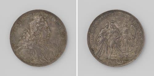 Gelukkige aankomst van Karel VI in Duitsland