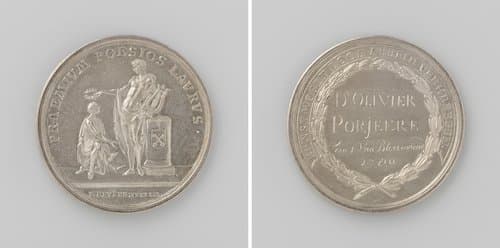 Genootschap "Kunst wordt door arbeid verkregen", penning toegekend aan Olivier Porjeere