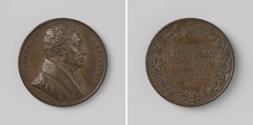 Generaal Lafayette, verdediger van de Amerikaanse en Franse vrijheid