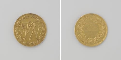 Letterkundig Gezelschap V.W. te Amsterdam, penning toegekend aan H.J. Foppe