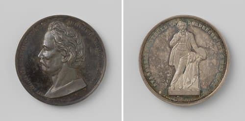 Oprichting van een standbeeld voor de kunstschilder Ary Scheffer te Dordrecht