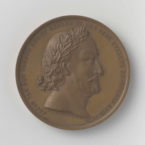 Erection of a statue of Joost van den Vondel