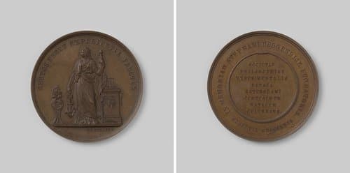 Eerste eeuwfeest van het Bataafsch Genootschap van proefondervindelijke wijsbegeerte te Rotterdam, ter ere van de oprichter Steven Hoogendijk