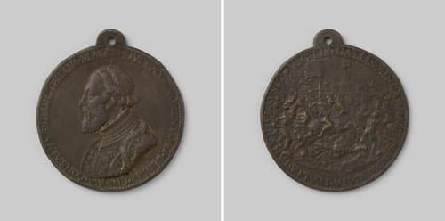 Overwinningen op de Fransen bij Cannae, in de buurt van Cerignola en aan de rivier Garigliano, ter ere van Gonzalo Fernandez de Cordoba