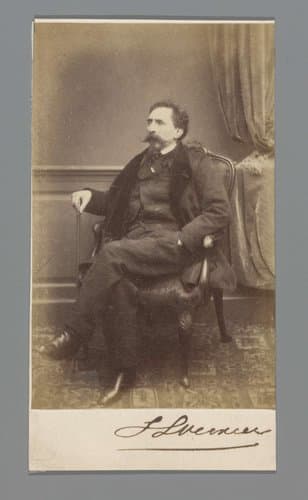 Portret van Salomon Leonardus Verveer