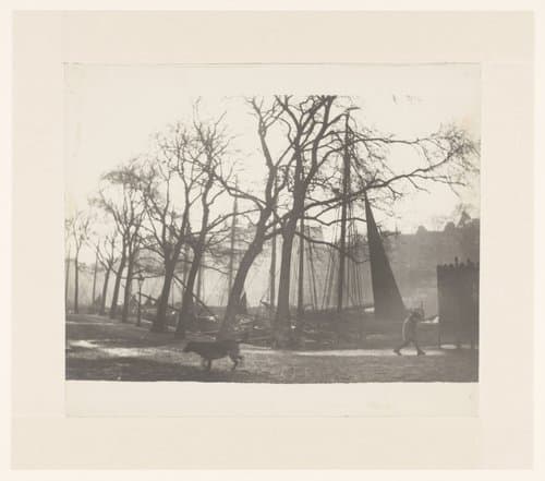 View of Waalseilandsgracht from Prins  Hendrikkade, Amsterdam