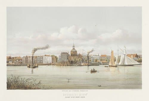 Gezicht op het Groote Hoofd