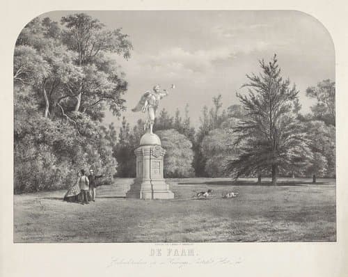 Gedenkteken in de tuin van Paleis Het Loo