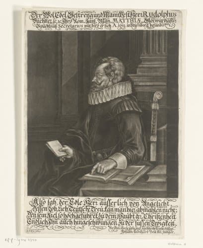 Portret van Rudolph Buchner
