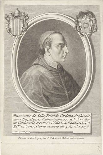 Portret van kardinaal Francisco de Solís Folch de Cardona
