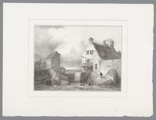 Dorpsgezicht aan de kust