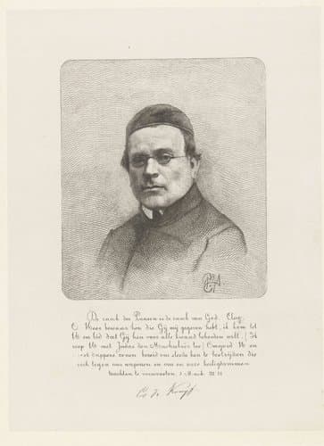 Portret van C.B. de Kruyf