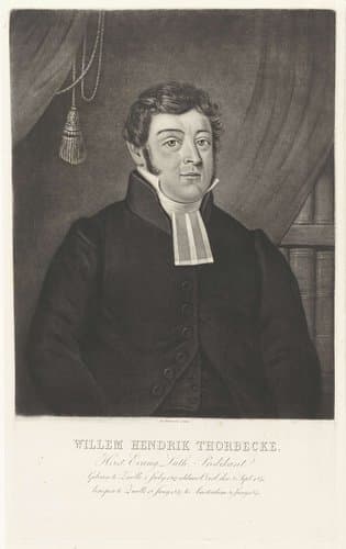 Portret van Willem Hendrik Thorbecke
