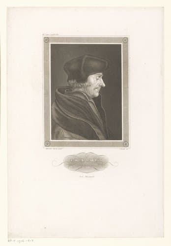 Portret van Desiderius Erasmus