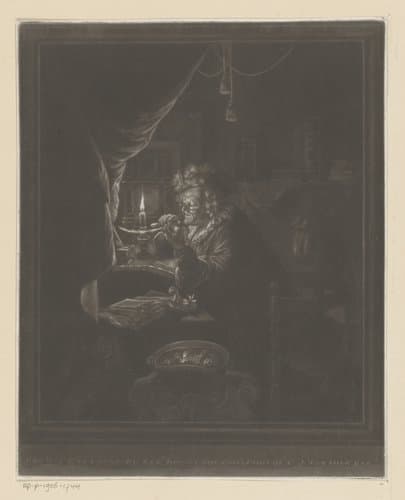 Penversnijder in studievertrek