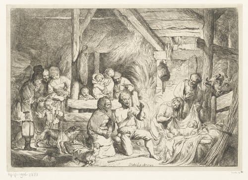 Aanbidding door de herders