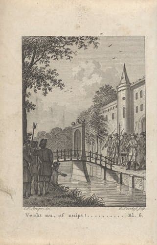 Grietman Sjuck van Burmania voor zijn landhuis