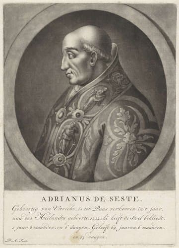 Portret van paus Adrianus VI