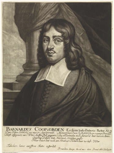 Portret van Bernardus Coop à Groen