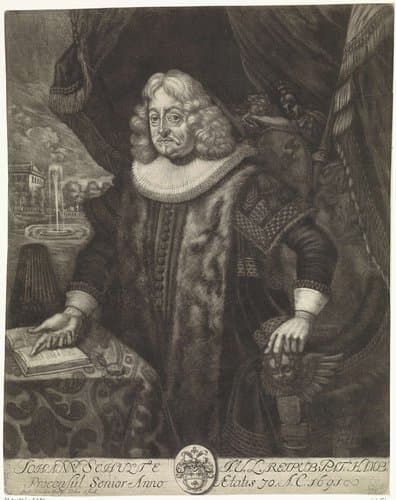 Portret van Johann Schulte