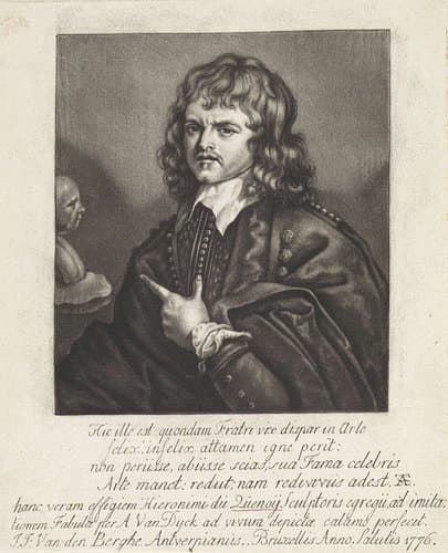 Portret van de beeldhouwer Jerôme Duquesnoy