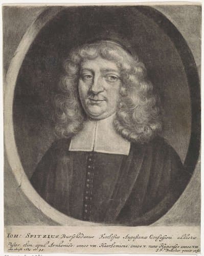 Portret van Johan Spitzius