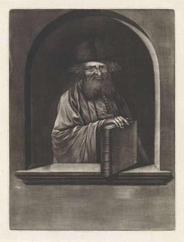 Portret van een Joodse geleerde