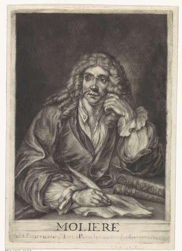 Portret van Jean Baptiste Poquelin de Molière