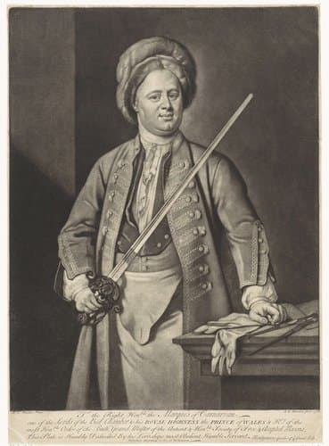 Portret van een man, mogelijk James Brydges