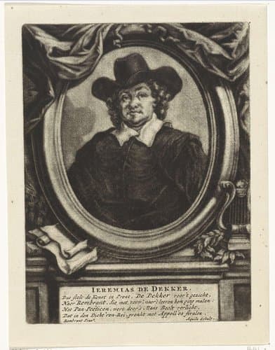 Portret van Jeremias de Decker