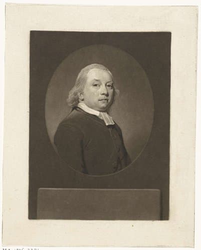 Portret van de predikant Abraham Bowier