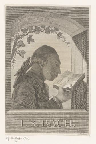 Portret van Johann Sebastian Bach