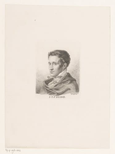 Portret van Jacob Ludwig Karl Grimm