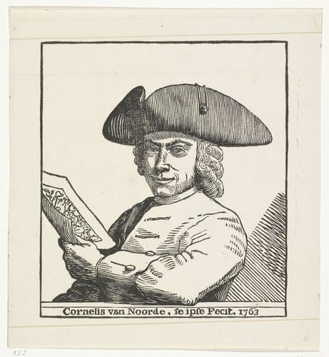 Zelfportret van Cornelis van Noorde