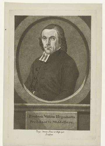 Portret van Frederik Willem Hugenholtz