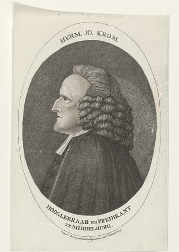 Portret van Hermanus Johannes Krom