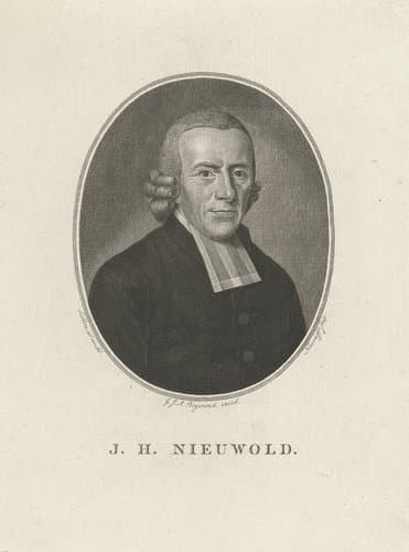 Portret van Johannes Henricus Nieuwold