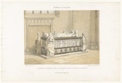 Graftombe van François II van Bretagne in de kathedraal van Nantes