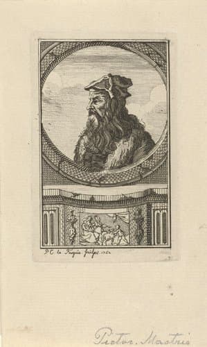 Portret van Leonardo da Vinci